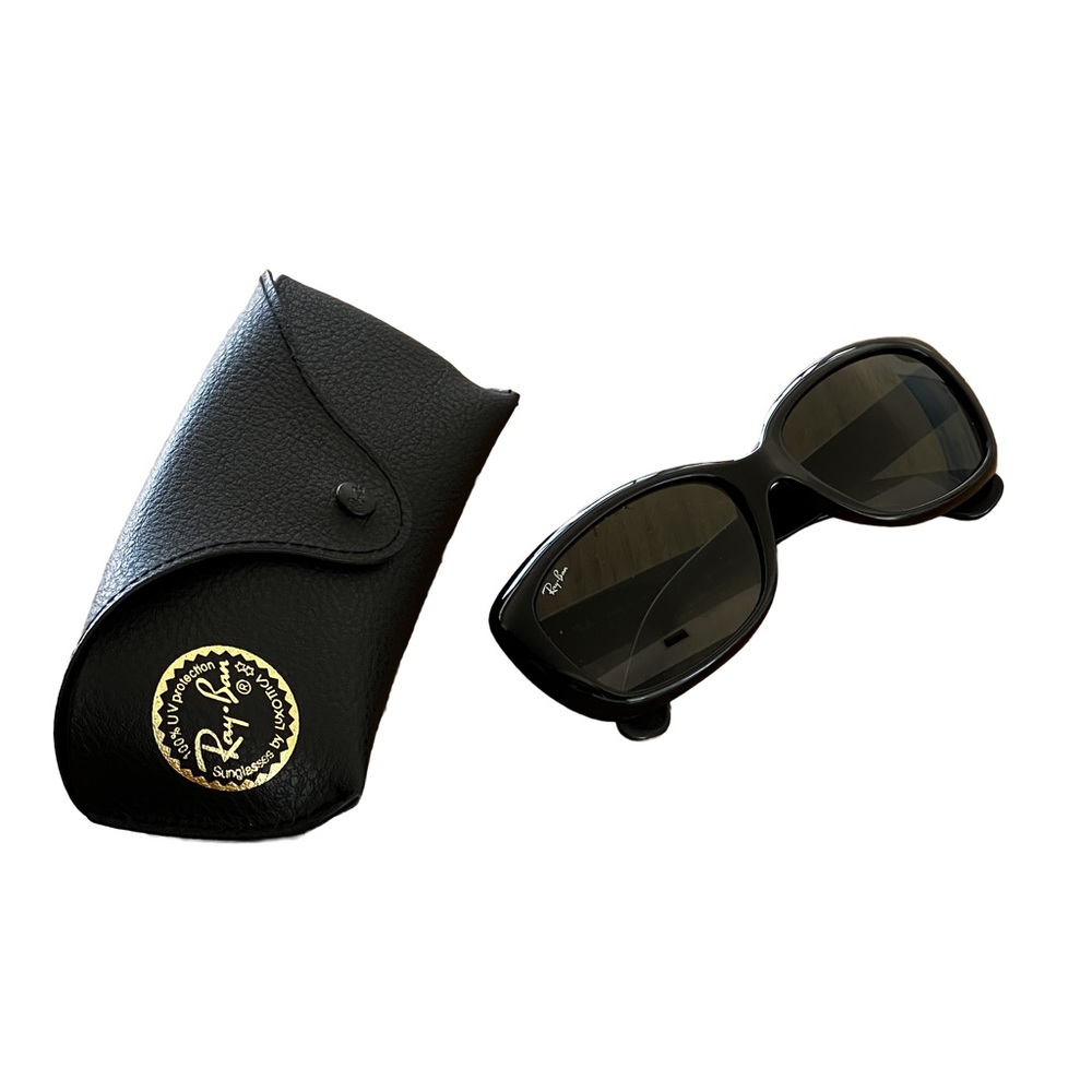 Ray-Ban Jackie Ohh Black Sunglasses NWT